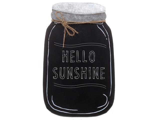 Barnyard Designs Vintage Frameless Slate Kitchen Mason Jar Cutout