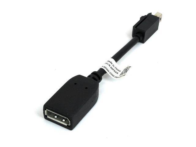 Dell Display Port Female To Mini Dp Male With Clip Adapter Dongle Cn 00fkkk Newegg Com