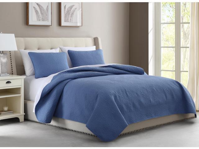 Cozy Bedding Aidee Coverlet Set Lightweight Leafage Pattern Design