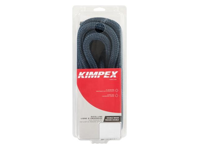 Kimpex MFP Braided Dock Line 5//8in x 25ft Red Multi-Filament Polypropylene