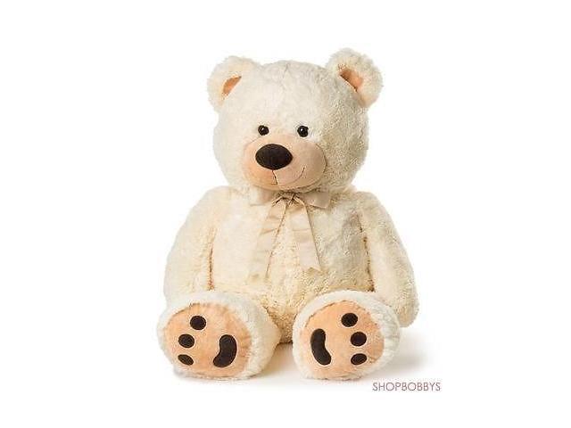 joon huge teddy bear with ribbon