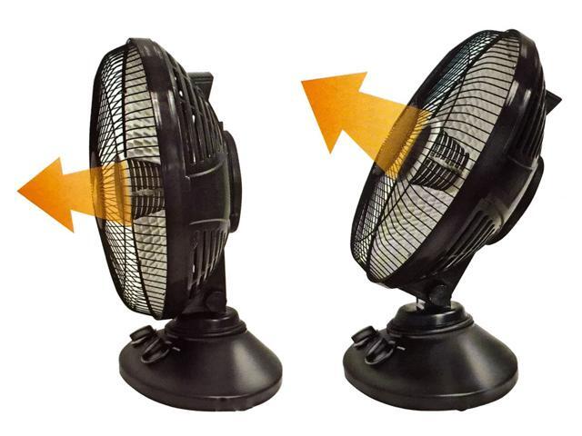 Comfort Zone CZ998 Electric Oscillating Radiant Dish Heater with Adjustable  Tilt, Black - Newegg.com