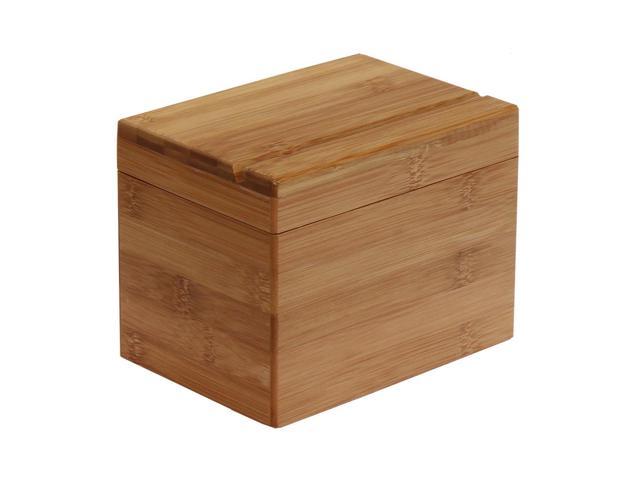 Photo 1 of Oceanstar Bamboo Recipe Box with Divider