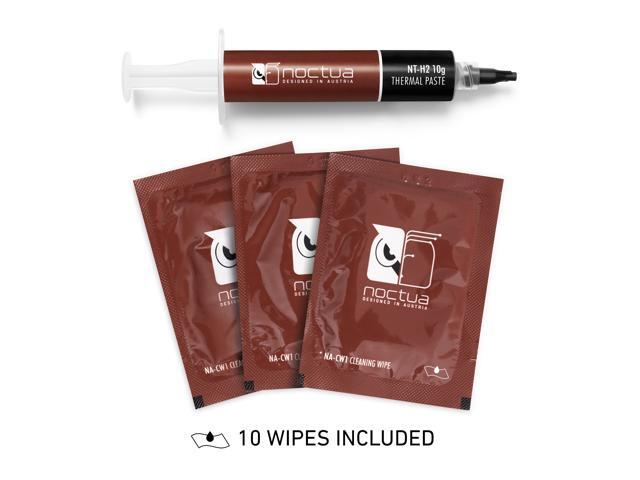 Noctua Nt H2 10g Pro Grade Thermal Compound Paste Incl 10 Cleaning Wipes 10g Gray Newegg Com