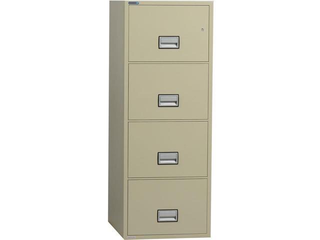 Phoenix Vertical 25 Inch 4 Drawer Legal Fireproof File Cabinet