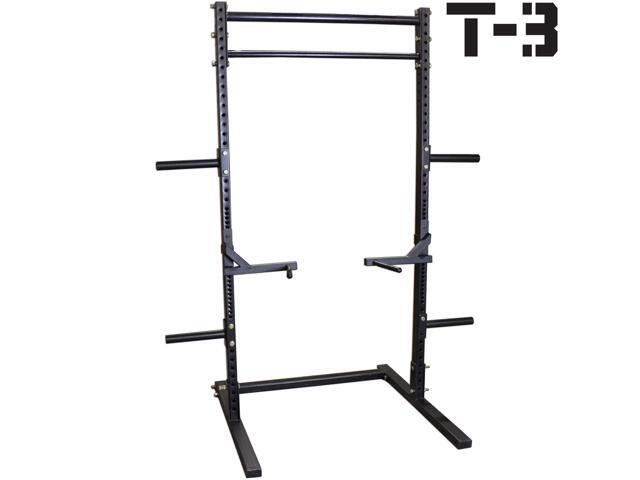 An T 3 Series Squat Rack W Dip Bars Deadlift Weight Training An T 3 Series Squat Rack W Dip Bars Deadlift Weight Training Stand Pull