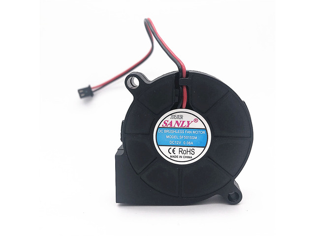 SANLY SF5015SL 12V 0.06A 5cm Turbine Cooling Fan - 2-Line, Open Box