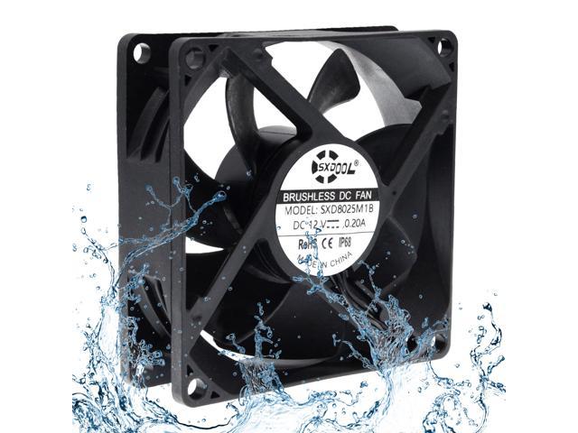 12V 3Pin DC Brushless 8cm 80x80x25mm 80mm Computer Industrial Cooling Case Fan 