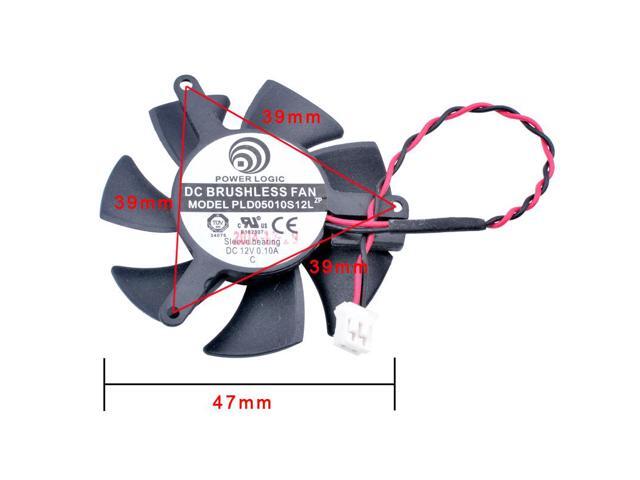 POWER LOGIC PLD05010S12L 12V diameter 47mm / 4.5cm, hole pitch 39mm ...