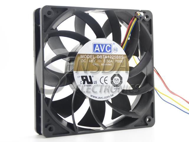 The AVC 8025 8CM fan 12V 0.54A DBTA0825B2U PWM Intelligent speed#FAN 2 