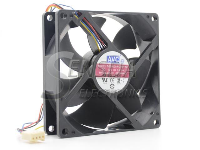 90*90*25mm 9025 0.6A 12V DC 4-Pin PWM Computer Cooling Fan For Delta AUB0912VH