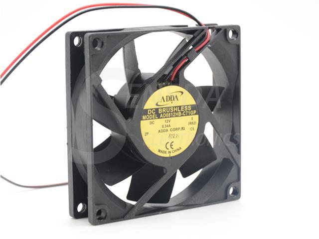 Original ADDA AD0812UB-A70GL case fan DC12V 0.30A 80*25*25mm UPS cooling fan NEW