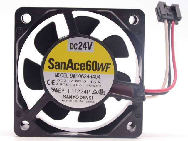 Fanuc fan Sanyo 9WF0624H404 A90L-0001-0581 6025 60mm 6cm DC 24V