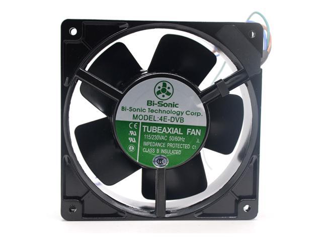 4E-230B 02 230VAC Full Metal High Temperature 120mm 120x120x38mm Cooling Fan