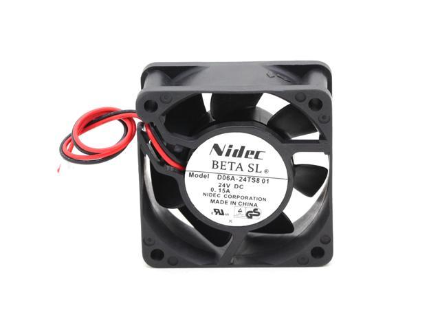 New Original NIDEC D06A-24TS8 01 60*60*25mm 6cm 6025 DC 24V 0.15A 2 ...