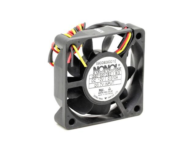 New original 12V 0.07A G6015S12B2-BA 60 60 15mm three-wire mute fan with interface DLP TV cooling fan