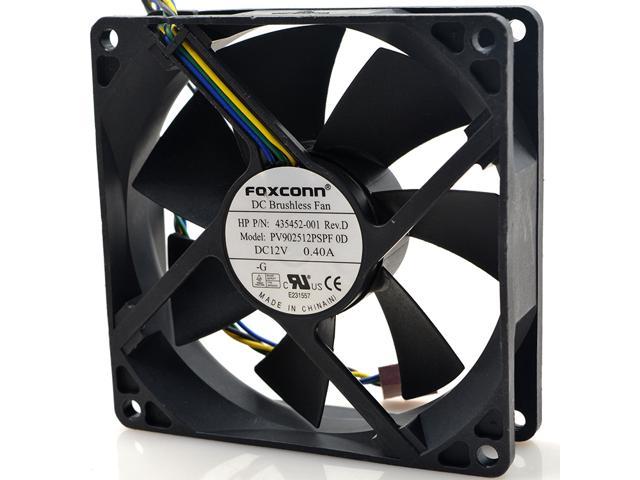 Foxconn PV902512PSPF DC12V 0.4A 9cm 92mm x 25mm 4-pin HP/DELL/Lenovo server  fan PWM chassis CPU cooling fan