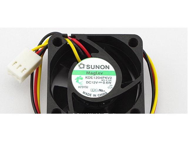 For SUNON KDE1204PKV2 4020 12V 0.6W 4CM silent cooling fan