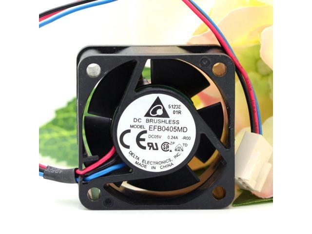 Switch server fan EFB0405MD 4CM  for Delta 0.24A 3pin 5V Cooling fan 