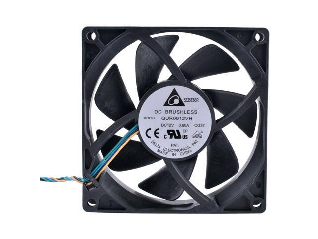 Hydraulic Bearing PWM Function 4 Lines High Speed Temperature Control Fan Low Noise Radiation Fan for Computer 12cm Water Cooler Ventilator