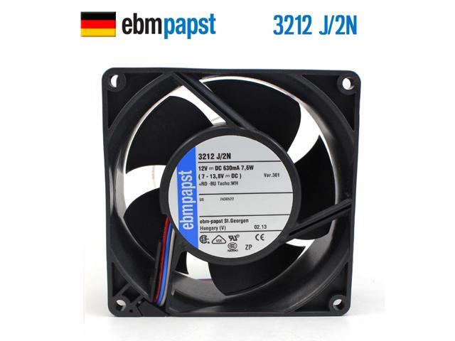 for Ebmpapst 9038 3212J//2N server fan DC12V 630mA 7.6W