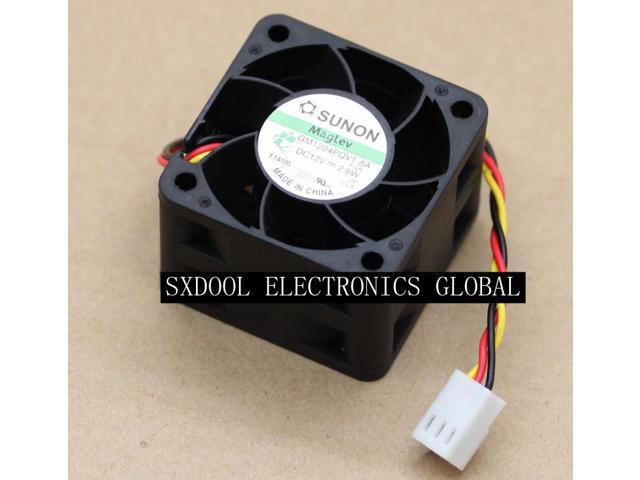 Original SUNON GM1204PQV1-8A 4cm 4028 1U2U Server Fan 12V 2.8W 3-PIN ...