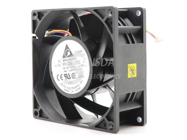 Original Delta PFC0912DE 9038 90mm 9cm DC 12V 3.72A 9038 9CM server ...