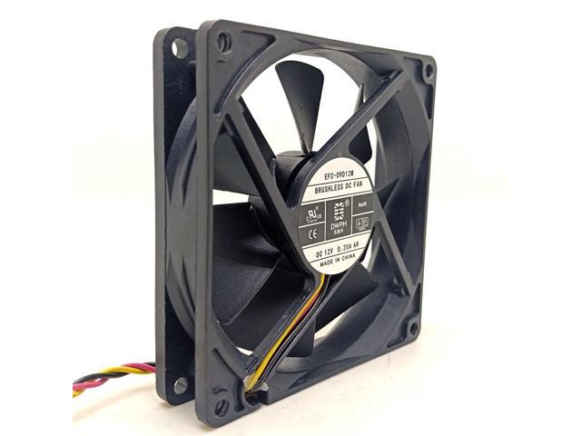 9cm 9020 12v Rd Alarm Ball Fan Efc 09d12m Computer Cabinet Power