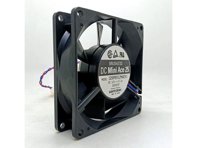 Sanyo 9cm 9225 Dual Ball Silent Fan 109p0912m4091 9025 Computer