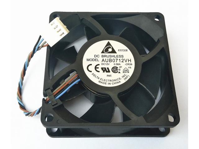 AUB0712VH 12V 0.56A 7CM 7025 4-wire PWM temperature controlled cooling fan for for delta 