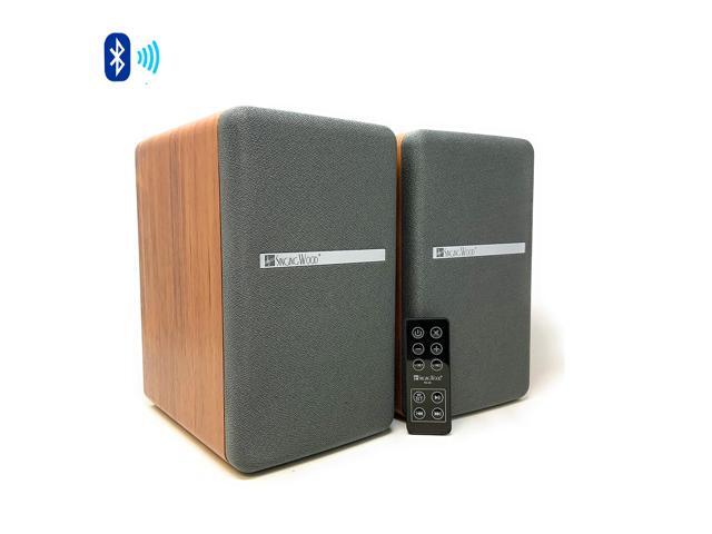 bookshelf speakers with aux input