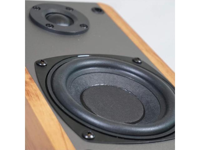bookshelf speakers with aux input
