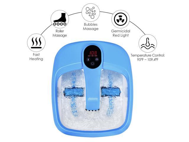 Costway Portable Electric Foot Spa Bath Automatic Roller Heating