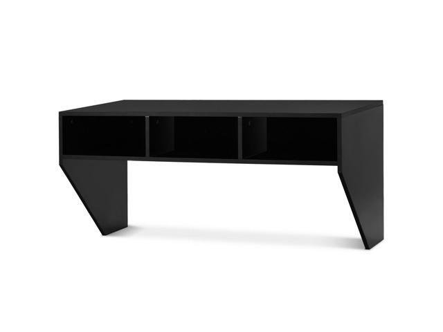 Costway Wall Mounted Floating Computer Table Sturdy Desk Home Office ...