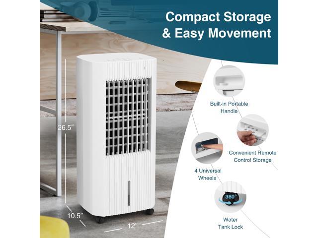 Costway 3-In-1 Evaporative Air Cooler w/ Humidifier & Fan Portable ...