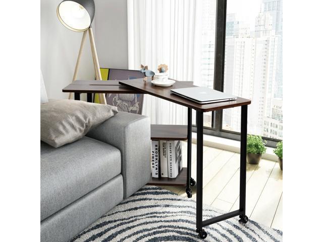 Sofa Side Table 360 Rotating Bookcase, Sofa Side Tables With Storage