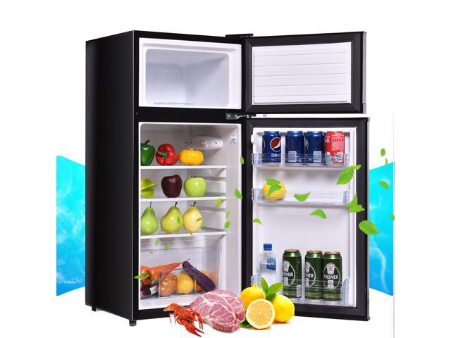 2 door compact refrigerator freezer combo