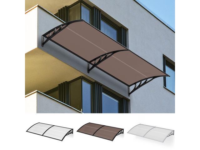 vidaXL Manual Cassette Awning Anthracite Retractable Canopy Shade Multi Sizes