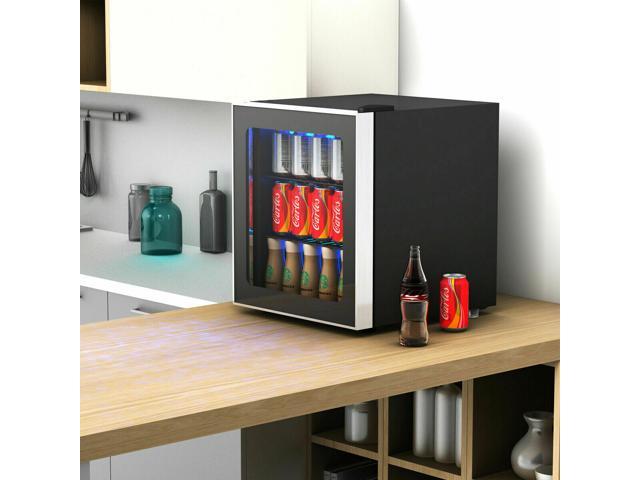 60 Can Beverage Refrigerator Beer Wine Soda Drink Cooler Mini