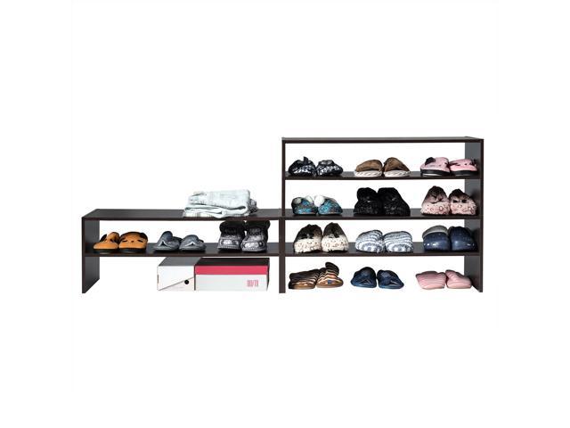 Household Cleaning Supplies 3 Pcs Stackable Shoe Rack 31 Inch Horizontal Organizer 2 Tier Storageshelf White Shoe Organizers Izradasajtastefan Com