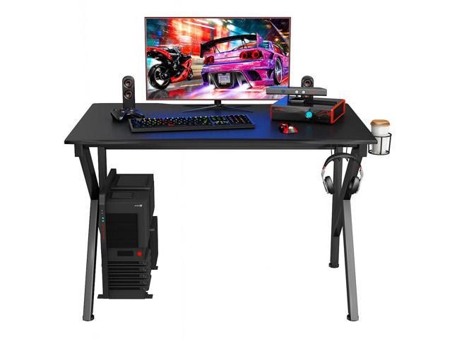 Gaming Desk Gamers Computer Table E Sports K Shaped W Cup Holder