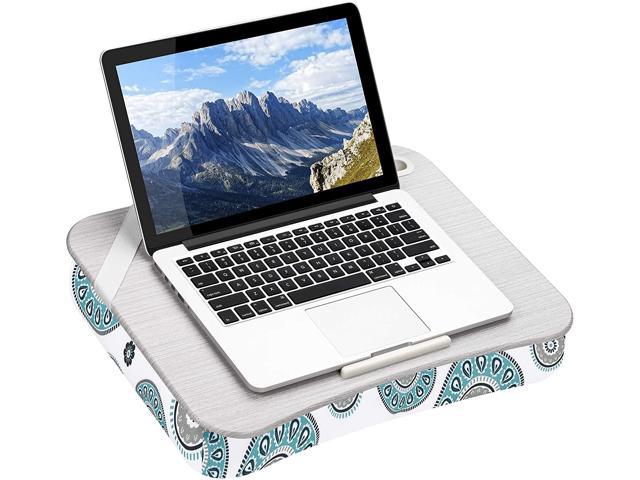 LapGear Designer Lap Desk with Phone Holder and Device Ledge - Medallion -  Fits up to 15.6 Inch Laptops - Style No. 45425,Medium - Fits up to 15.6