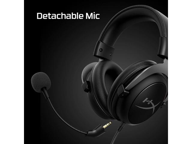  HyperX Cloud II Gaming Headset - 7.1 Surround Sound - Memory  Foam Ear Pads - Durable Aluminum Frame - Works with PC, PS4, Xbox - Gun  Metal : Video Games