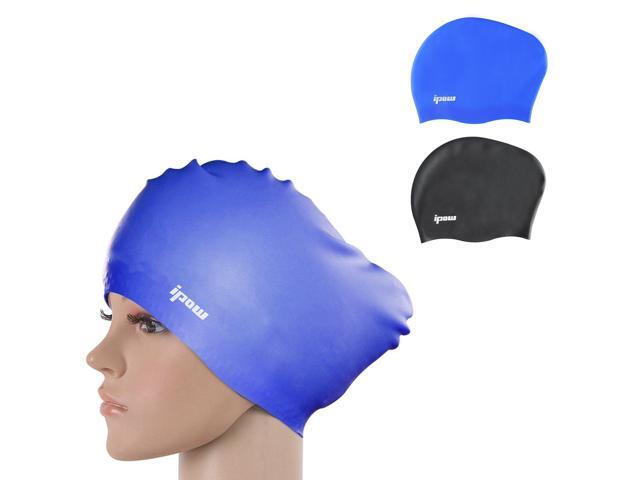 Premium Waterproof Haircare Silicone Swim Cap Soft Bathing Hat To