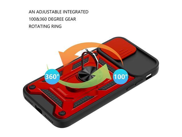 Elite Series Hybrid Case with Ring Grip and Camera Lens Cover for