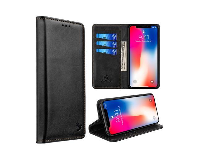 iphone xr leather wallet case black iphone xr leather wallet case black