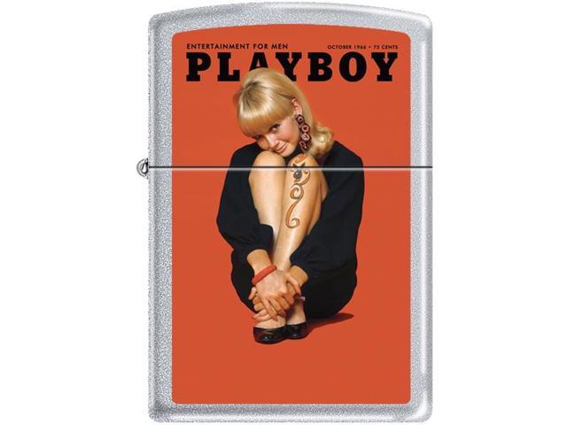 Zippo Playboy June 1981 Cover Satin Chrome Windproof Lighter NEW RARE