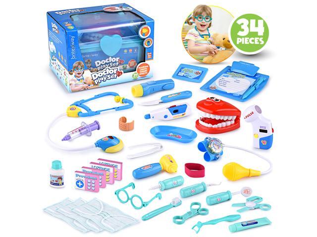 Educational Doctor Medical Pretend Play Toy Set In Storage Box 34 Educational Doctor Medical Pretend Play