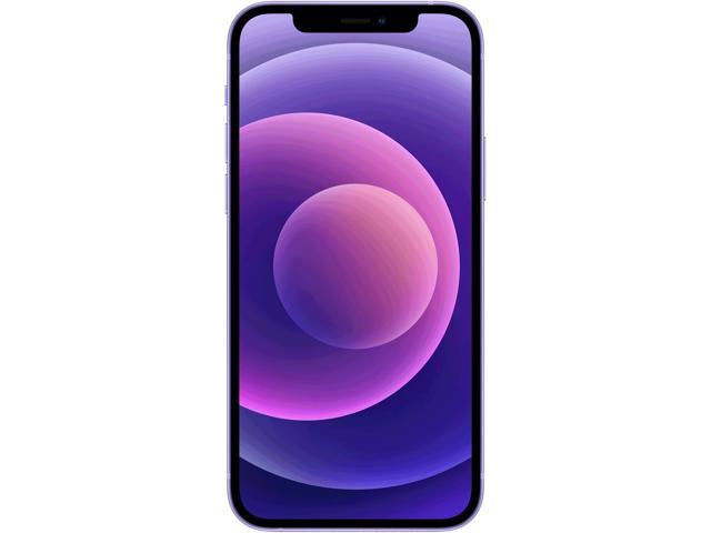 Apple Iphone 12 128gb Gsm Cdma Fully Unlocked Purple Newegg Com