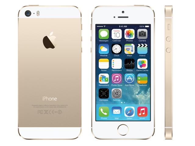 Apple iPhone 5s 4G LTE Factory Unlocked GSM Certfied Refurbished Phone 4.0" Gold 16GB 1GB RAM DDR3 RAM